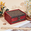 Rectangle Wood & PU Leather Jewelry Boxes CON-CL0001-14A-3