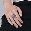 Stainless Steel Wide Finger Ring FIND-PW0020-14A-3