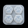 Paw Print Shape Food Grade Silicone Molds DIY-F147-02-4