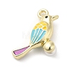 Alloy Enamel Pendants ENAM-D058-03G-02-2