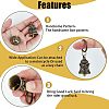 DIY Keychain Making Finding Kit DIY-FH0004-77-4