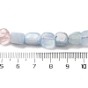 Natural Aquamarine & Rose Quartz Beads Strands G-L610-B04-B01-5