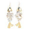 Alloy Dangle Earrings EJEW-D349-01G-3