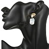 304 Stainless Steel and Natural Baroque Pearl Keshi Pearl Stud Earrings EJEW-JE07106-02-2