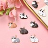 30Pcs 6 Styles Alloy Enamel Pendants ENAM-CJ0004-11-5