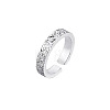 925 Sterling Silver with Micro Pave Cubic Zirconia Rings VE1152-2-1