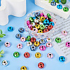 80Pcs 8 Colors Resin European Beads RESI-TA0002-30-5