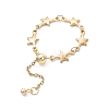 Adjustable 304 Stainless Steel Chain Finger Rings RJEW-JR00960-03-4