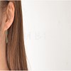 925 Sterling Silver Dangle Earrings EJEW-BB57476-A-4