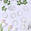 24Pcs 6 Styles Alloy Open Back Bezel Pendants FIND-SP0006-05-7