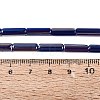 Electroplate Opaque Glass Beads Strands EGLA-Q132-02A-B02-4