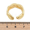 Rack Plating Brass Cuff Rings for Women RJEW-M028-64G-3