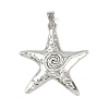 Tibetan Style Alloy Big Pendants PALLOY-V008-03A-AS-1