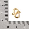 Brass S-Hook Clasps KK-P340-47G-3