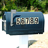 4 Sets 4 Colors PVC Self-adhesive Reflective Mailbox Stickers DIY-CN0002-26-5