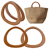4Pcs Wooden D Shaped Handles Replacement FIND-PH0024-88B-1
