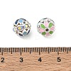 Brass Enamel Beads KK-CBA18B7-01P-3