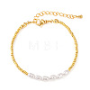Imitation Pearl Beaded Stretch Bracelets for Women AM8486-3-1