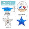 30 sets 3 colors Zinc Alloy Garment Semi-Tublar Rivets FIND-AR0003-48-2