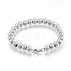 Tarnish Resistant 201 Stainless Steel Ball Chain Bracelets BJEW-E295-03-2