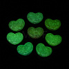 Luminous UV Plating Opaque Acrylic Beads OACR-N154-02B-01-2