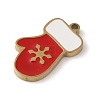 Christmas Theme Ion Plating(IP) 304 Stainless Steel Enamel Charms STAS-Z083-06G-03-2