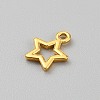 Alloy Open Back Bezel Pendants FIND-WH0152-473C-G-2