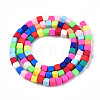 Handmade Polymer Clay Beads Strands CLAY-N008-061-10-2