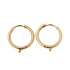 304 Stainless Steel Huggie Hoop Earring Findings STAS-C161-03G-1