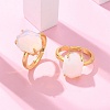 Hexagon Opalite Finger Rings RJEW-B113-02G-03-1