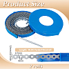 2 Rolls Galvanized Iron Multi-functional Cable Ties FIND-BC0019-55P-2