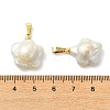 Natural Baroque Keshi Pearl Pendants PALLOY-JF05627-3