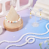 2 Strands Natural White Shell Beads Strands BSHE-TA0001-38-8
