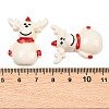 Christmas Opaque Resin Cabochons LS-RESI-XCP0002-66D-3