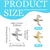 18Pcs 2 Colors Alloy Pendants FIND-TADJ0001-20-3