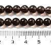 Natural Smoky Quartz Round Beads Strands X-G-E329-6mm-38A-3