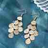 Brass Dangle Earrings EJEW-B157-02E-G-2