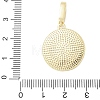 Brass Enamel Pendants KK-F886-03G-01-3