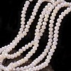 Electroplate Glass Beads Strands EGLA-A034-J6mm-T06-1