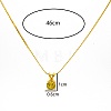 Real 18K Gold Plated Stainless Steel Pendant Necklaces CP2918-2-3