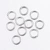 Tarnish Resistant 304 Stainless Steel Open Jump Rings STAS-P151-02-1