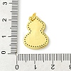 Rack Plating Brass Micro Pave Clear Cubic Zirconia Pendants KK-G501-14G-03-3