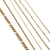 304 Stainless Steel Chain Necklaces NJEW-TA0001-11G-14