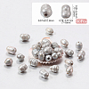 50Pcs Large Hole Pearl Beads PEAR-LT0001-09B-2