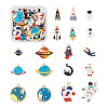 Craftdady 36Pcs 18 Styles Baking Painted Alloy Pendants FIND-CD0001-02-11