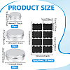 120Pcs 3 Styles Round Aluminium Tin Cans CON-WA0001-14-2