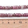 Natural Lepidolite/Purple Mica Stone Beads Strands G-H343-B01-01-5