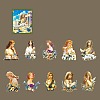 20Pcs 10 Styles Ancient Greek Women PET Stickers PW-WG09C8B-05-1