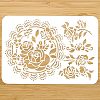 PET Hollow Out Drawing Painting Stencils DIY-WH0403-023-2