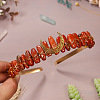 Natural Red Jasper Hair Bands PW-WGDCA18-03-1